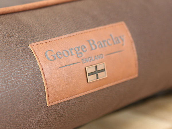 Beckley Orthopaedic Walled Dog Bed - Mahogany / Chestnut, Small