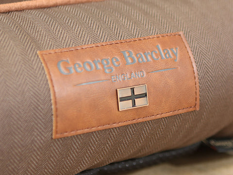 Savile Orthopaedic Walled Dog Bed - Tanner's Brown, Small