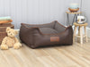 Beckley Orthopaedic Walled Dog Bed - Mahogany / Chestnut, Small