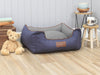 Beckley Orthopaedic Walled Dog Bed - Navy / Ash, Small