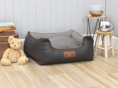 Beckley Orthopaedic Walled Dog Bed - Midnight / Dove, Small