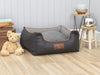 Beckley Orthopaedic Walled Dog Bed - Midnight / Dove, Small