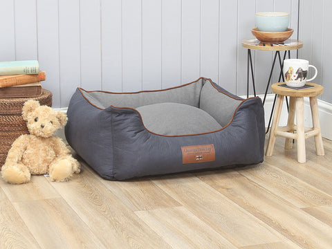 Monxton Orthopaedic Walled Dog Bed - Twilight / Ash, Small