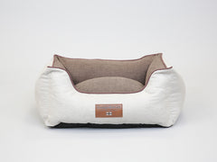 Burley Orthopaedic Walled Dog Bed - Cream Fudge, Small