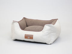 Burley Orthopaedic Walled Dog Bed - Cream Fudge, Small