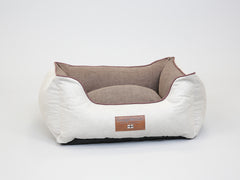 Burley Orthopaedic Walled Dog Bed - Cream Fudge, Small