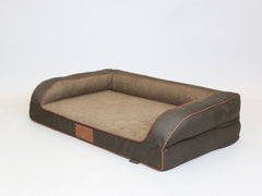 Holbury Dog Sofa Bed - Espresso, Large
