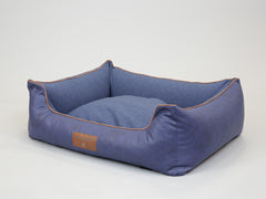 Hythe Orthopaedic Walled Dog Bed - Denim, X-Large