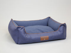Hythe Orthopaedic Walled Dog Bed - Denim, X-Large
