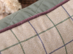 Country Orthopaedic Walled Dog Bed - Olive Green, Small