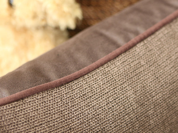 Burley Orthopaedic Walled Dog Bed - Chocolate Fudge, Small