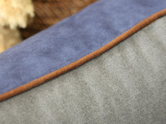 Beckley Orthopaedic Walled Dog Bed - Navy / Ash, Small