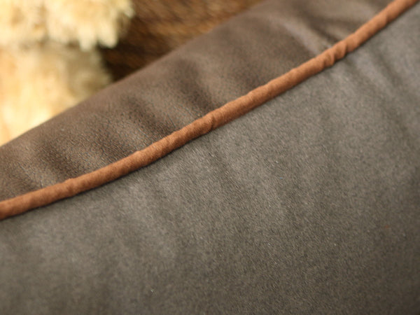 Beckley Orthopaedic Walled Dog Bed - Mahogany / Chestnut, Small