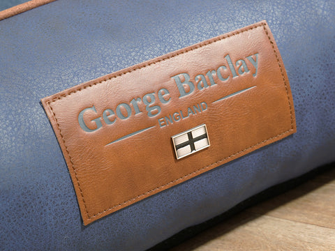 Hythe Orthopaedic Walled Dog Bed - Denim, X-Large