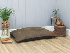 Holbury Orthopaedic Pillow Pet Bed - Espresso, Large