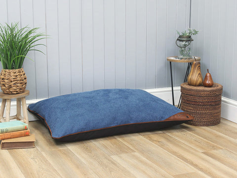 Holbury Orthopaedic Pillow Pet Bed - Blue Yonder, Large