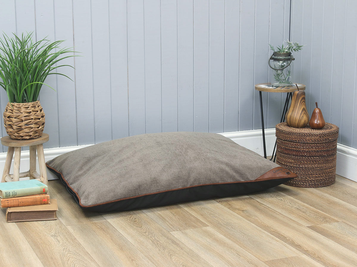 Beckley Orthopaedic Pillow Pet Bed - Latte, Large