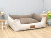 Burley Orthopaedic Walled Dog Bed - Cream Fudge, X-Large