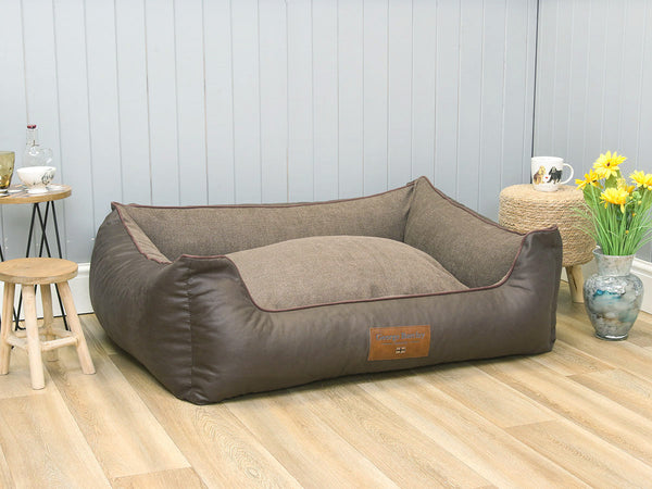 Burley Orthopaedic Walled Dog Bed - Chocolate Fudge, X-Large