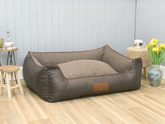Burley Orthopaedic Walled Dog Bed - Chocolate Fudge, X-Large