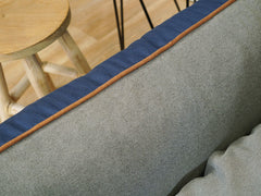 Savile Orthopaedic Walled Dog Bed - Mariner's Blue, X-Large