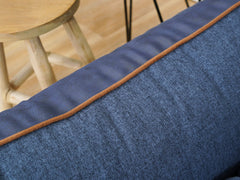 Hythe Orthopaedic Walled Dog Bed - Denim, X-Large