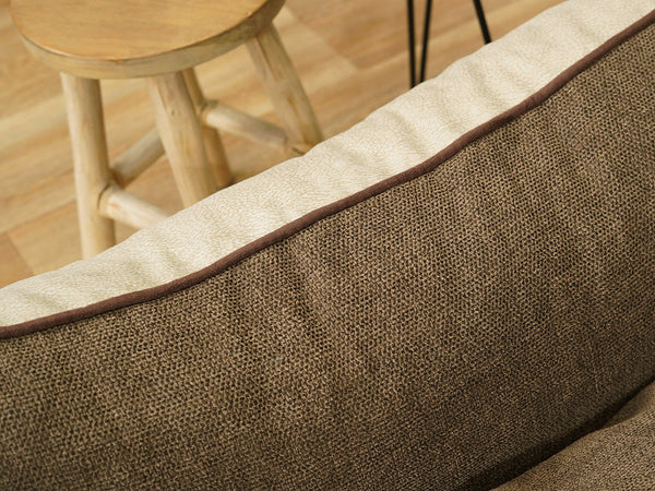 Burley Orthopaedic Walled Dog Bed - Cream Fudge, X-Large