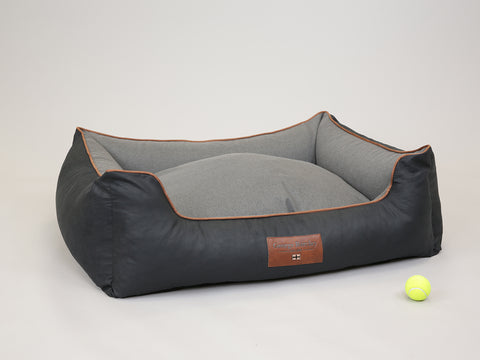 Beckley Orthopaedic Walled Dog Bed - Midnight / Dove, X-Large