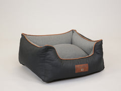 Beckley Orthopaedic Walled Dog Bed - Midnight / Dove, Small