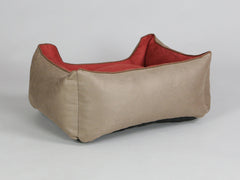 Selbourne Orthopaedic Walled Dog Bed - Ginger / Chestnut, Small