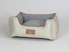 Selbourne Orthopaedic Walled Dog Bed - Taupe / Ash, Small