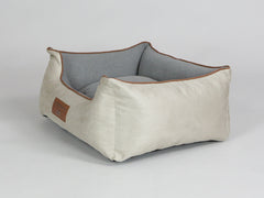 Selbourne Orthopaedic Walled Dog Bed - Taupe / Ash, Small