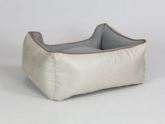 Selbourne Orthopaedic Walled Dog Bed - Taupe / Ash, Small
