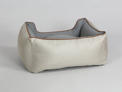 Selbourne Orthopaedic Walled Dog Bed - Taupe / Ash, Small