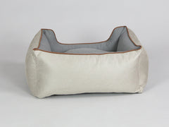 Selbourne Orthopaedic Walled Dog Bed - Taupe / Ash, Small