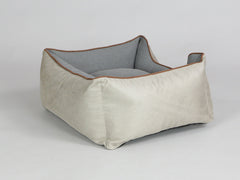 Selbourne Orthopaedic Walled Dog Bed - Taupe / Ash, Small