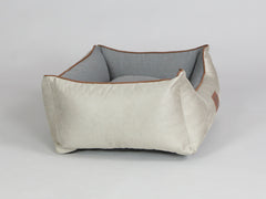 Selbourne Orthopaedic Walled Dog Bed - Taupe / Ash, Small