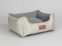 Selbourne Orthopaedic Walled Dog Bed - Taupe / Ash, Small