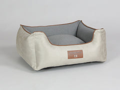 Selbourne Orthopaedic Walled Dog Bed - Taupe / Ash, Small