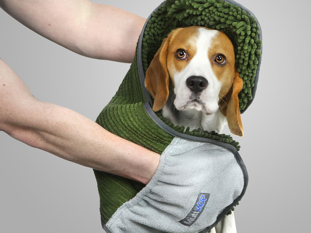 MuttMOP® Deluxe Dog Towel - Suitable For Dogs Of All Sizes