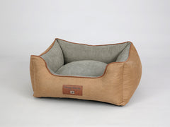 Exbury Orthopaedic Walled Dog Bed - Tan, Small