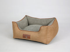 Exbury Orthopaedic Walled Dog Bed - Tan, Small
