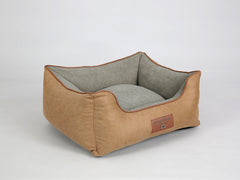 Exbury Orthopaedic Walled Dog Bed - Tan, Small