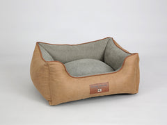 Exbury Orthopaedic Walled Dog Bed - Tan, Small
