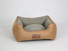 Exbury Orthopaedic Walled Dog Bed - Tan, Small