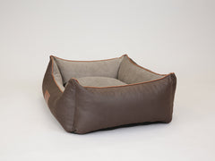 Monxton Orthopaedic Walled Dog Bed - Chestnut / Sable, Large