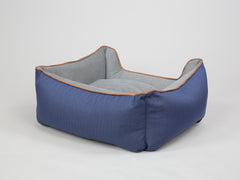 Savile Orthopaedic Walled Dog Bed - Mariner's Blue, Small