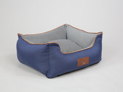 Savile Orthopaedic Walled Dog Bed - Mariner's Blue, Small