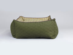 Country Orthopaedic Walled Dog Bed - Olive Green, Large