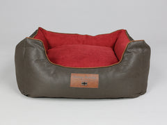 Beckley Orthopaedic Walled Dog Bed - Mahogany / Cherry, Small